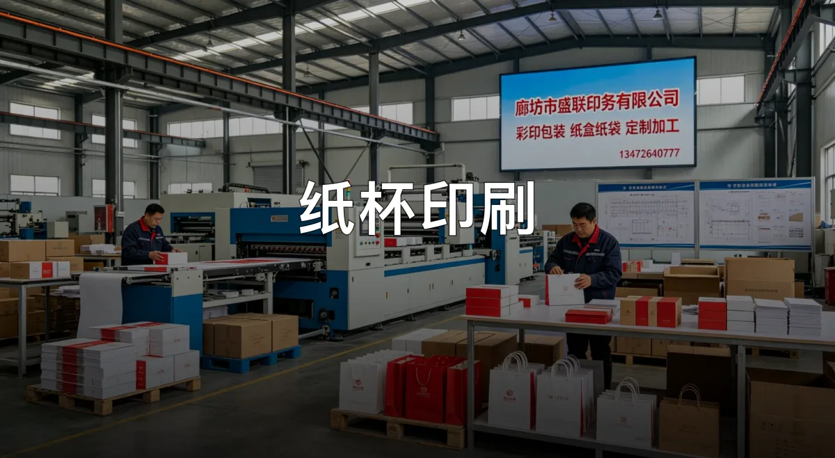 纸杯印刷 · 廊坊市盛联印务有限公司官方服务认证